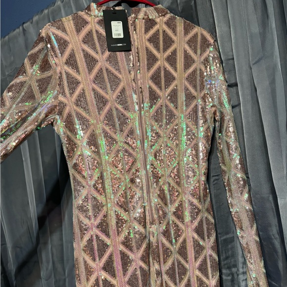 Sequin mini dress. - Picture 5 of 5